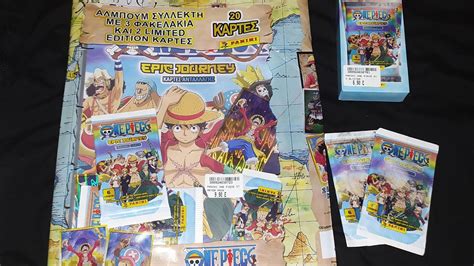 One Piece Epic Journey Trading Cards By Panini Youtube