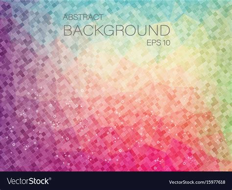 colorful  small square shapes royalty  vector image