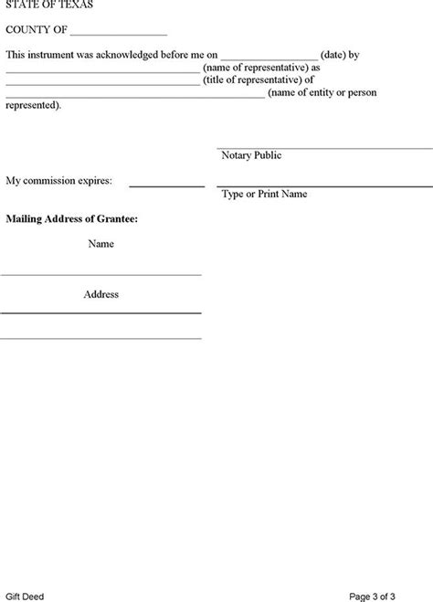 Free State Of Texas T Deed Pdf 118kb 6 Pages Page 6