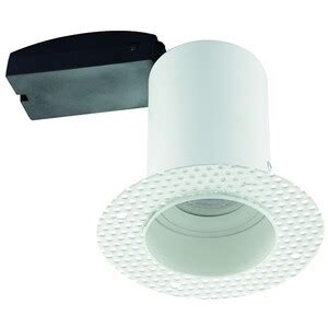 Ravel Recessed Trimless Downlight 50W Matt White Paint