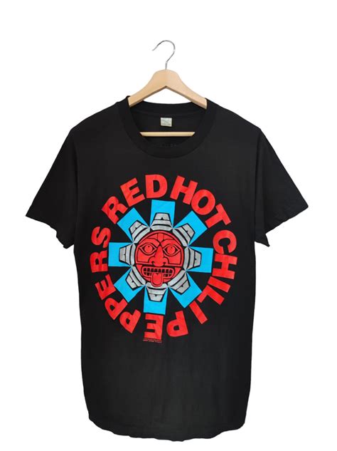 Vintage 1991 RHCP Red Hot Chili Peppers Aztec Tribal Concert Tour Vintage 90s Red Hot Chili