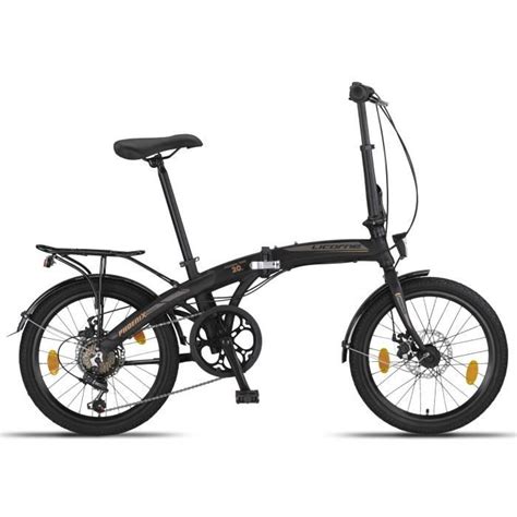 Licorne Bike Phoenix D V Lo Pliant En Aluminium Pouces Noir Or