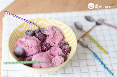 Helado De Cerezas Picotas De Rechupete