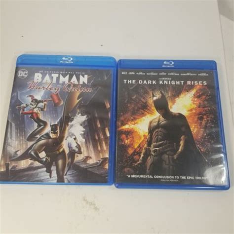 Batman And Harley Quinn The Dark Knight Rises Blu Ray Dvd Sets Lot