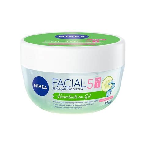 Nivea Ácido Hialurônico E Pepino - Creme Hidratante Facial Nivea Em Gel Fresh Pepino E Ácido Hialurônico ...