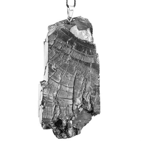 Buy Silver Shungite Pendant International Delivery From Russia