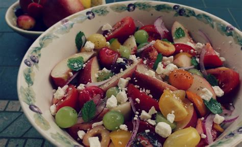 Summer Stone Fruit Salad We Love Food The Good Heart