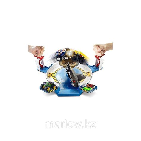 Mattel Hot Wheels FYK Хот Вилс Игровой набор Монстр трак Поединок с акулой id