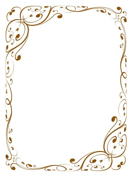 Calligraphy Ornamental Decorative Frame Stock Vector Image By ©100ker