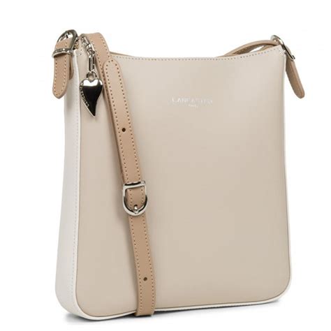 Lancaster Constance Sac Porté Travers 437 09 Galet Rose Ecru Nude