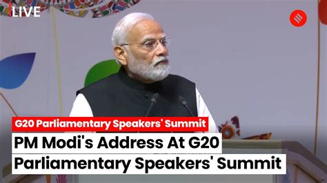 P20 Summit 2023 LIVE PM Modi Inaugurates The 9th G20 Parliamentary