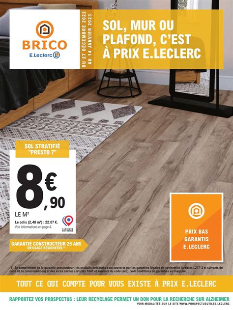 Le Catalogue Et Les Promotions E Leclerc Brico Au