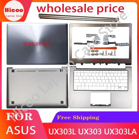 New Laptop Lcd Back Cover Front Bezel Hinges Hinges Cover Palmrest