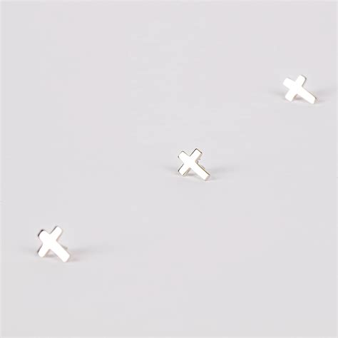 Lapel Pin Cross Silver 1/2In Pk6 | SWANSON CHRISTIAN PRODUCTS