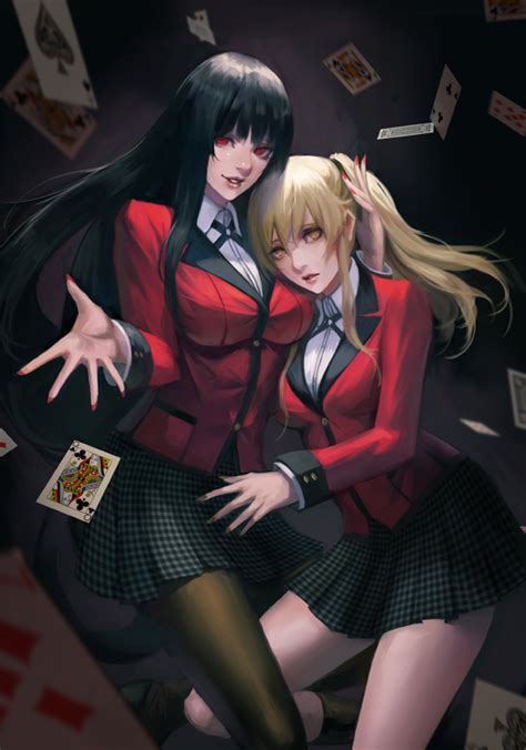 Kakegurui Yumeko X Meari By Phamoz On Deviantart