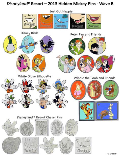 Trade For New Hidden Mickey Pins Arriving At Disney Parks In Late July 2013 Disney Parks Blog