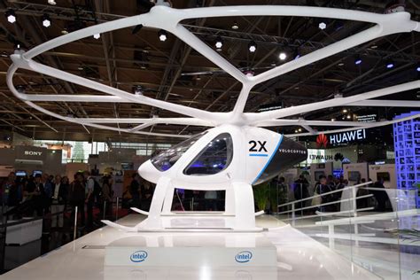 Volocopter German Startup Unveils Helicopter Taxis