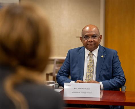 Abdulla Shahid On Twitter Had A Productive Meeting With Usaid