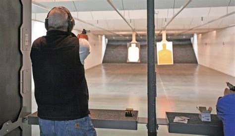 Taking aim: Newly opened indoor gun range draws variety of shooters