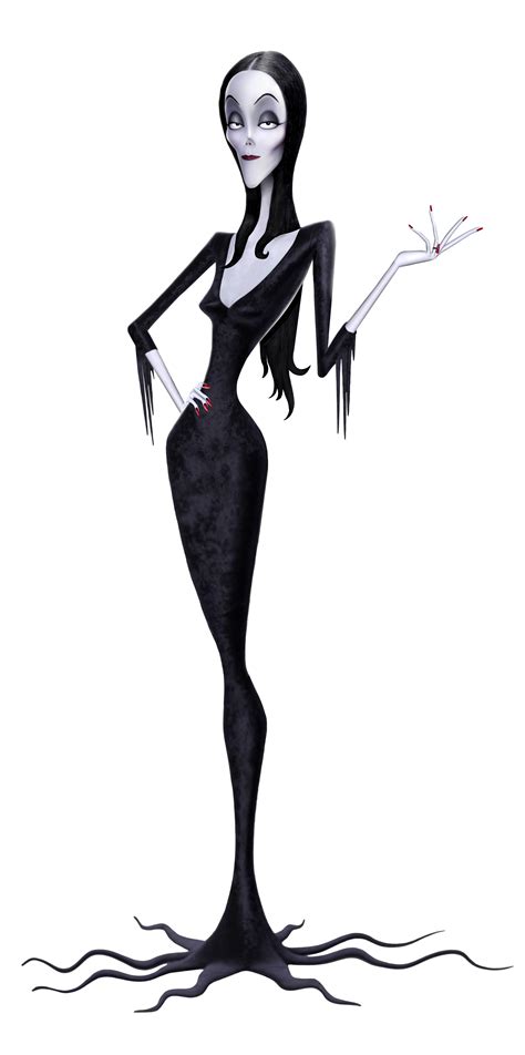 Morticia Addams Cartoon Character