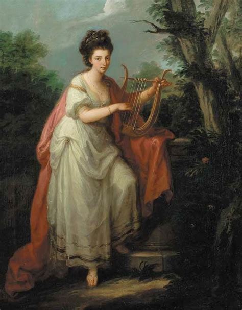 Angelica Kauffman Ra 1741 1807 Portrait Of A Lady As Music