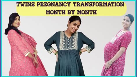 Twin Pregnancy Belly Size Month By Month Twins Pregnancy