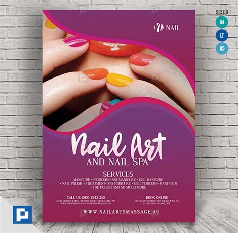 Nail Art And Spa Flyer PSDPixel Nail Art And Spa Spa Flyer Flyer