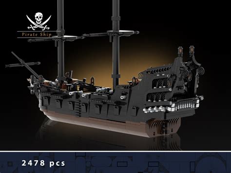 Lego Moc Pirate Ship By Marius2002 Rebrickable Build With Lego