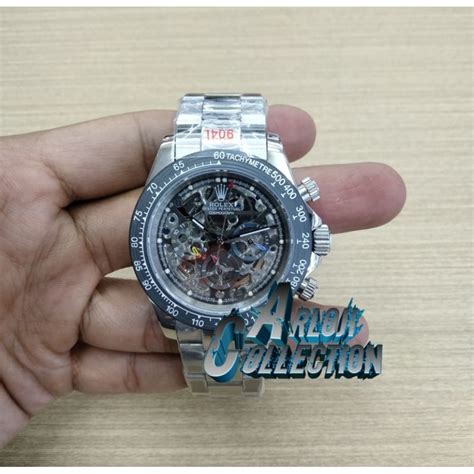 Jual JAM TANGAN PRIA ROLEX DAYTONA LA MONTOYA AUTOMATIC SUPER GRADEE