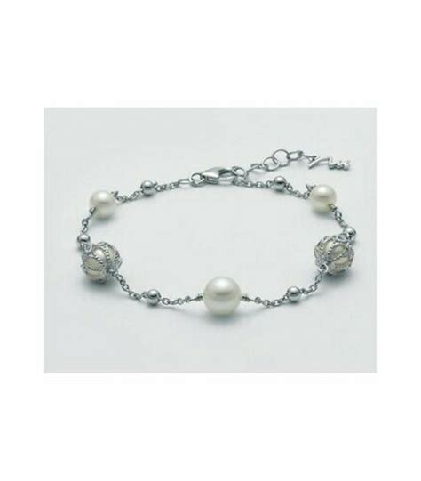 Bracciale Donna Miluna Perle Argento Doppio Filo PBR3176V MiRaggi