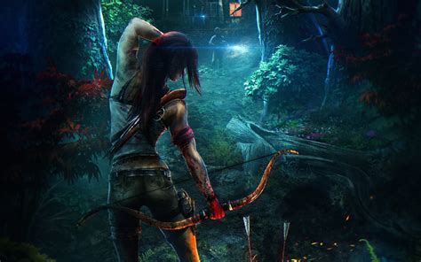 Underwater Archer Jungle Tomb Raider Mythology Darkness Screenshot Fictional Character