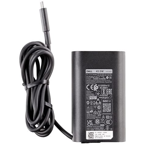 Dell Slim Usb C Laptop Charger Watt Type C Power Adapter Meter