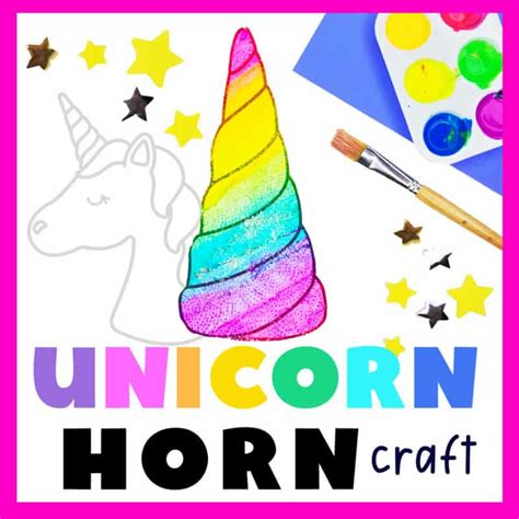 Unicorn Horn Craft Superstar Worksheets