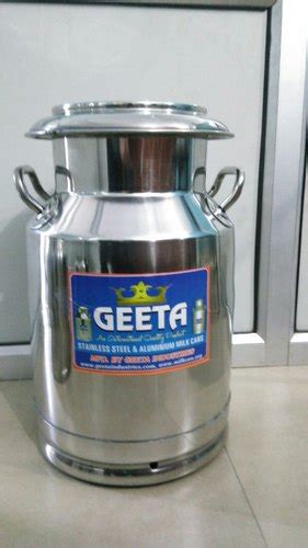 Geeta SS Milk Can Color Silver At Rs 3 400 Piece In Yamunanagar