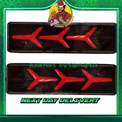 V Hino Ud Daihatsu Fuso Isuzu Hicom Nqr Npr Led Tail Lamp Dynamic