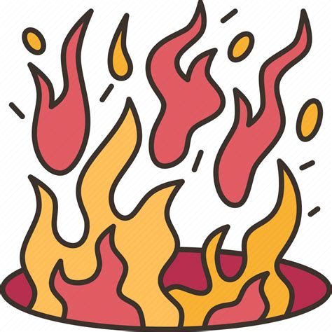 hell inferno demonic fiery dark icon   iconfinder