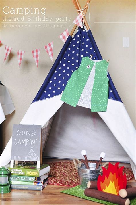 Camping Themed Birthday Party