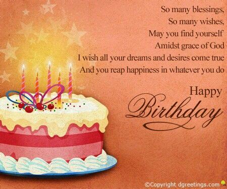 Happy Birthday Wishes And Blessings Quotes - ShortQuotes.cc