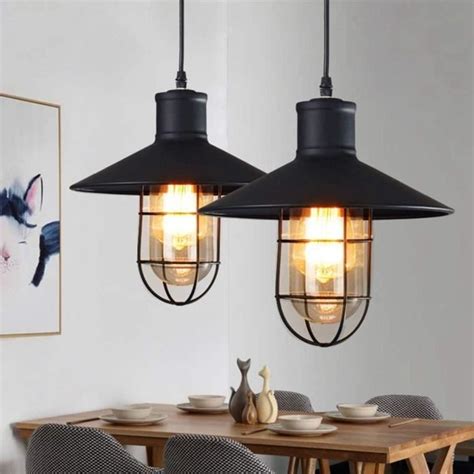 Style Industriel Nordique Lustre En Fer Forgé Loft Style Industriel