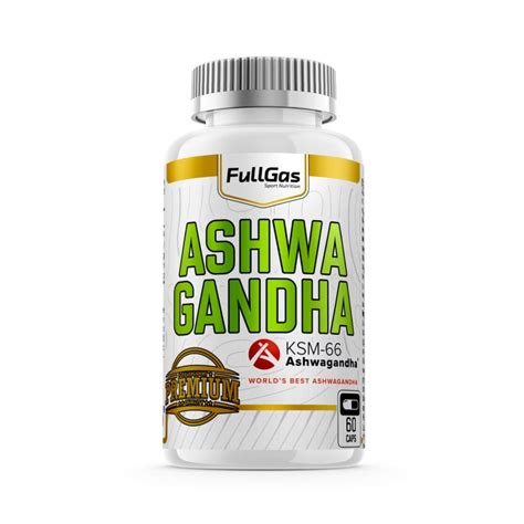 ASHWAGANDHA KSM 66 300mg 60 cáps