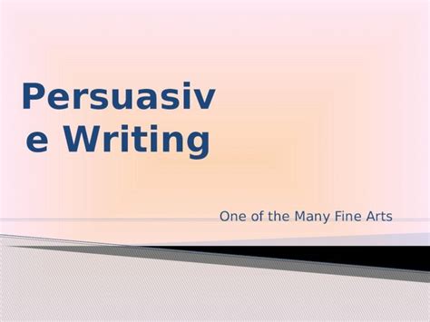 Pptx Persuasive Writing Ppt Dokumen Tips