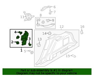 Lincoln Nautilus Trim C Pillar Fa Z Be Oem Parts Online