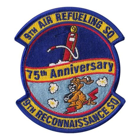 9 Ars 75th Anniversary Patch 9th Air Refueling Squadron Patches