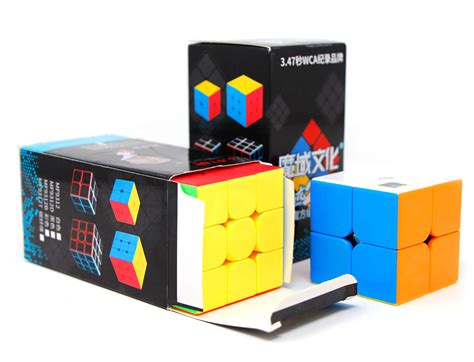 Kit Cubo Mágico 2x2x2 3x3x3 Moyu Meilong Color disponível na Cuber Brasil