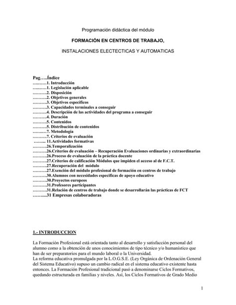 Formaci N En Centros De Trabajo