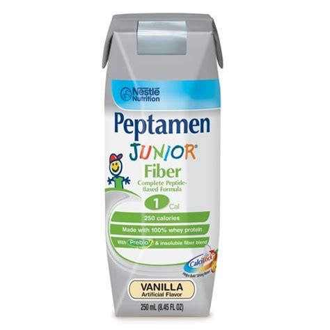 Nestle Peptamen Junior With Fiber Vanilla 8oz | ADW Diabetes