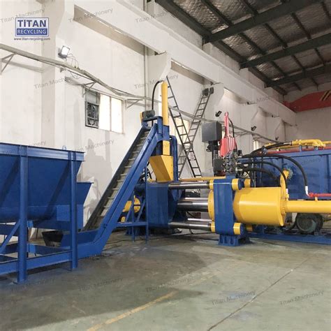 Horizontal Waste Metal Sawdust Briquetting Press Machine China