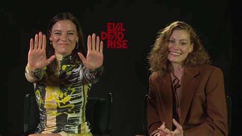 Interview – ‘Evil Dead Rise’ stars Alyssa Sutherland and Lily Sullivan ...