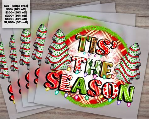 Christmas Dtf Christmas Digital Transfer Print Tis The Season Dtf Retro Christmas Dtf