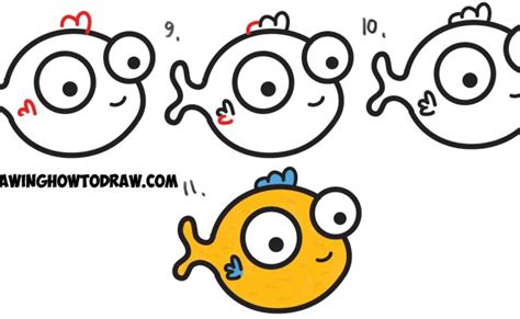 How To Draw Cute Cartoon Characters From Semicolons Easy Step By Step